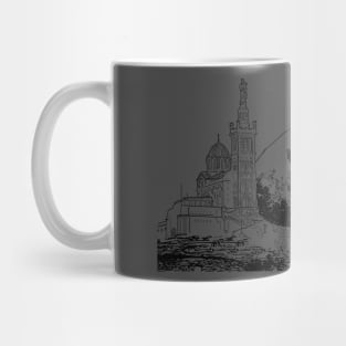 Notre Dame Hokusai Mug